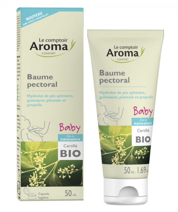 Le Comptoir Aroma Baume Pectoral Baby Bio 50ml